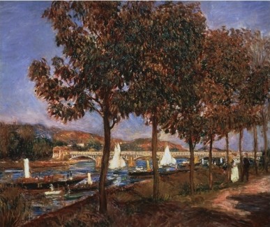 Le Pont D Argenteuil - Pierre Auguste Renoir Painting - Click Image to Close